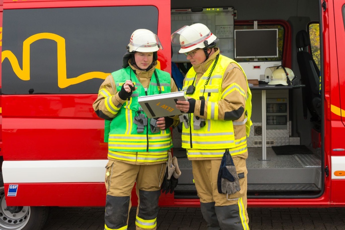Jürgen Rabbe und Christoph Fuest — Brandschutzaufklärung